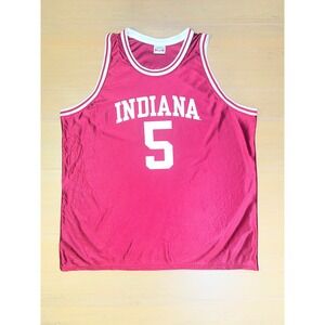 Indiana Hoosiers Basketball Jersey Size XXL‎ Men's #5 rare IZAW tag made in USA